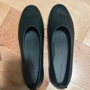 Everlane Women's Dark Green the day glove flats- size 8